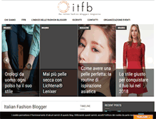 Tablet Screenshot of italianfashionbloggers.com